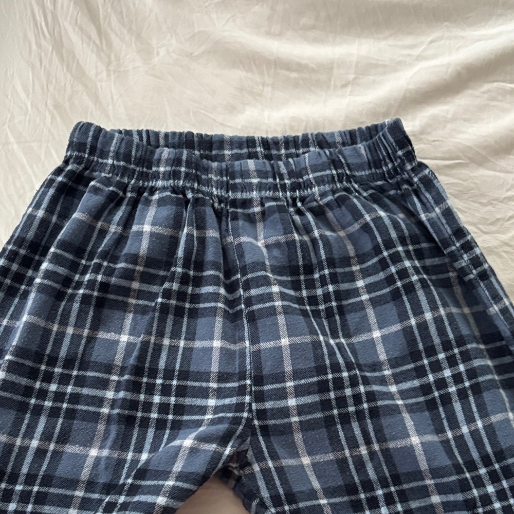 Blue Plaid Pajama Pants